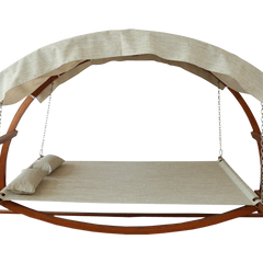 Leisure Season SBWC402 Swing Bed with Canopy