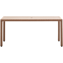 Strathwood Griffen All Weather Wicker and Resin Dining Table